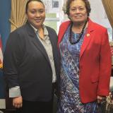 Congresswoman Amata and ASDOC Director Petti Matila recently