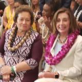 Congresswoman Amata and Speaker Pelosi - file photo