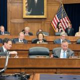 Congresswoman Amata during votes Tuesday in the Foreign Affairs Committee