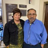 Congresswoman Amata with Congressman Grijalva when he was HNR Chairman (file photo)