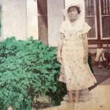 Fano Solinuu Shimasaki, the first woman in the Senate in the Fono