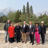 L to R - Rep. LaMalfa, Rep. Amata, Chairwoman Hageman; Rep. Downing; Chairman Bruce Westerman; Rep. Leger-Fernandez, Rep. Lee