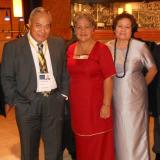 Lolo with his wife Cynthia and Congresswoman Amata