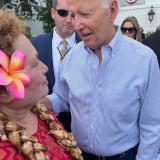 President Biden and Congresswoman Amata at the White House last year