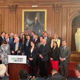 Rep Amata and other Members of Congress after House passage of HR 1