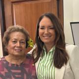 Secretary Rollins and Congresswoman Amata