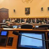 The HFAC hearing room from the Member’s view.