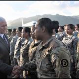 The historic moment that Vice President Pence reviewed our US Army Reserve in American Samoa in 2017