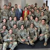 Toa o Samoa with Congresswoman Amata in March in Virginia