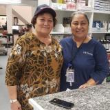 1-Congresswoman Amata with LBJ Pharmacist Dr. Evelyn Ah Hing Faaiuaso (another of our Veterans)