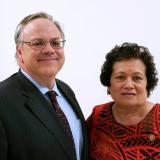 Rep. Amata and the head of the Department of the Interior, David Bernhardt
