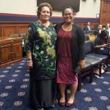 Congresswoman Amata and Teacher of the Year Jordanna Maga 