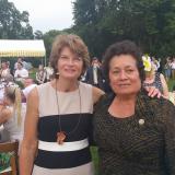 Amata and Lisa Murkowski at White House Picnic
