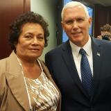 Amata and VP Pence