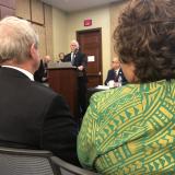 Amata and other Members are briefed by Vice President Pence on national health efforts