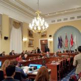 Amata in Natural Resources Committee voting on a series of public lands bills Sept 26 2018