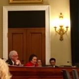 Amata poses question to witness panel in Wildfire Hearing