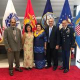 Amata with CSM Charles Tobin Nikolao Pula
