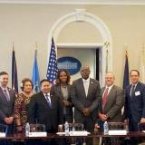 Amata with Governors at Eisenhower Executive Building