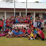  Amata with elementary students in October 2015