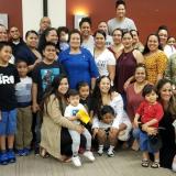 Amata with families and Soldiers at Fort Bragg
