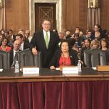 Congresswoman Amata Introduced Assistant Secretary Domenech to the Senate in July