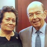 Congresswoman Amata and Commerce Secretary Wilbur Ross