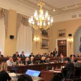 Congresswoman Amata and the Natural Resources Committee during consideration of her bill