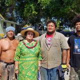 Congresswoman Amata in Aunu'u