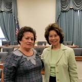 Congresswoman Amata with U.S. Transportation Secretary Elaine Chao