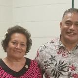 Congresswoman Aumua with Director Motusa