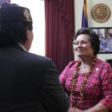 Greeting VFW advocates in DC