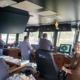 Heading into the harbor in Manu'a