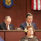 Congresswoman Amata with Chairman Takano and Ranking Member Dr. Roe 