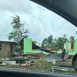 Storm damage in American Samoa
