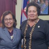 With President Heine