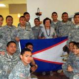 Amata with military group