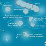 Map of Current National Monument Sites in the Western Pacific