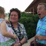 Amata with Speaker Beohner and daughter Ella