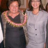 Congresswoman Aumua Amata and Assistant Secretary for Insular Areas Esther Kia’aina