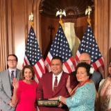 Congresswoman Amata Oath of Office in the 116th Congress with Speaker Pelosi