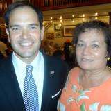 Congresswoman Amata with Chairman of the Senate Small Business Committee Marco Rubio