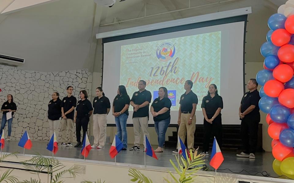 New slate of officers of the Filipino Community in American Samoa