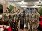 Pictured with women Service Members making us proud in the US Army