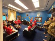 Group photo - talking about FCCLA and American Samoa