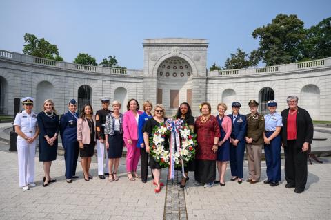 25th Annual Women in Military Service Wreath Laying Ceremony at Arlington National Cemetery