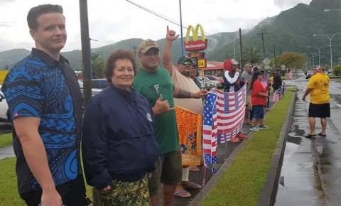 Amata and Veterans Wave on Veterans Day 2020