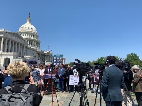 April 28 Veterans event with US Capitol in background