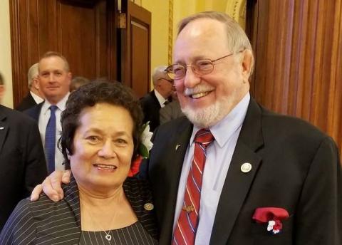Congresswoman Amata and Dean of the House Congressman Don Young of Alaska