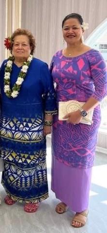 Congresswoman Amata and Director Faiai